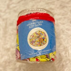 Inflatable Chair Slip Cover - Emoji Design